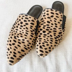 Jenni Kayne Cheetah Print Mules